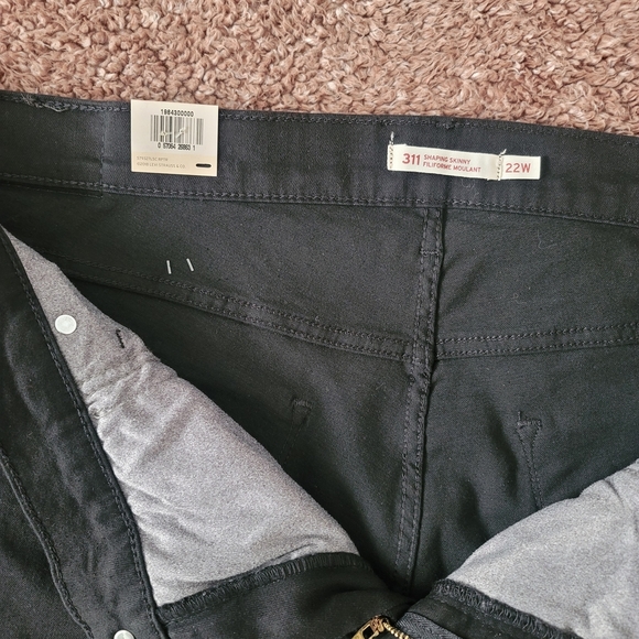 Levi's Sculpt Black Skinny Jeans Classic Style - Picture 6 of 11